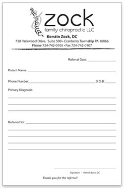Referral Pads