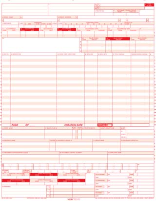 Hospital Claim Forms: Continuous