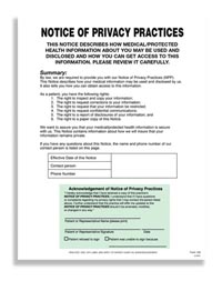 HIPAA - Notice Of Privacy Practices